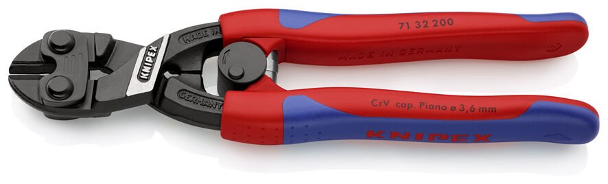 Knipex 71 32 200 Oluklu Yaylı Mafsallı Keski
