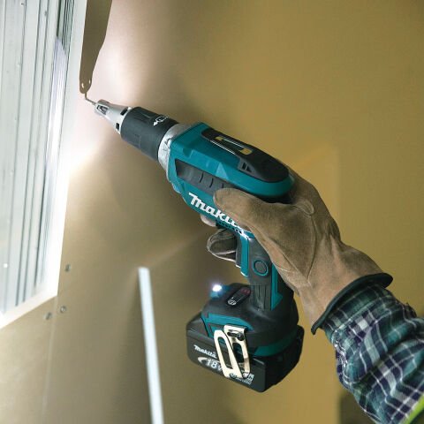 Makita DFS452RFE 18V Li Çift Akülü Alçıpan Vidalama