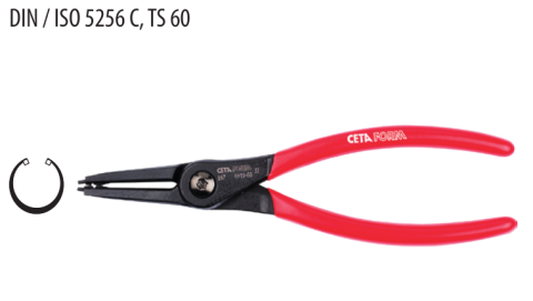 Ceta Form E67-44-0310 İç Segman Pensesi /Düz Uç-Yaysız - 310 mm (85-140 mm)