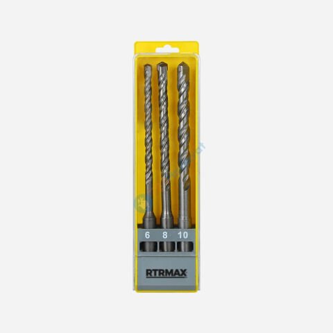 RTRMAX RBS003 Sds Plus 3 Lü Set (6*160) (8*160) (10*160) Rtrmax