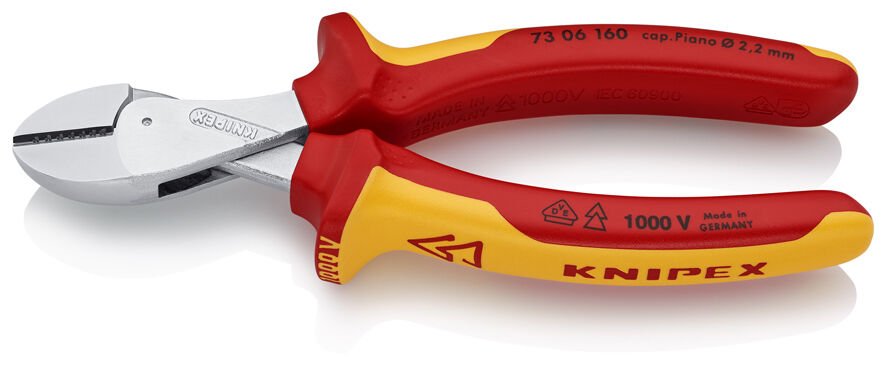 Knipex 73 06 160 VDE X-Cut Yüksek Performanslı Hafif Yan Keski