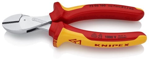 Knipex 73 06 160 VDE X-Cut Yüksek Performanslı Hafif Yan Keski