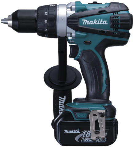 Makita DDF458RMJ 18V Li Çift Akülü Darbesiz Matkap Vidalama