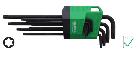 Ceta Form LT/700L 8 Parça TORX L Anahtar Takımı (Uzun Tip)