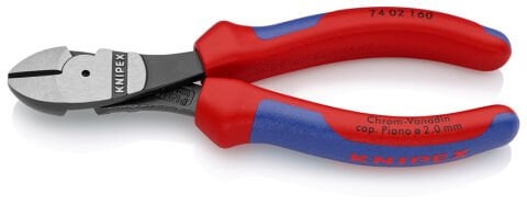 Knipex 74 02 160 Ağır Hizmet Yan Keski