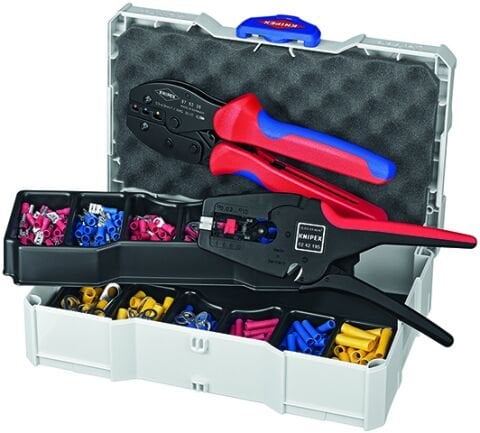 Knipex 97 90 22 Çantalı Papuç Sıkma Seti