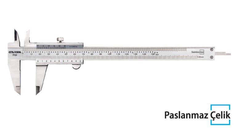 Ceta Form P45A Mekanik Kumpas (mm verniyerli) - 150 mm