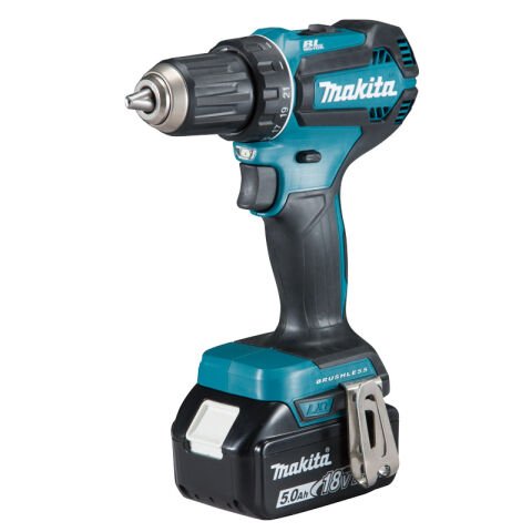 Makita DDF485RTJ 18V Li Çift Akülü Şarjlı Darbesiz Matkap