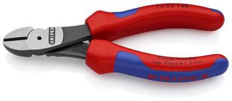 Knipex 74 02 140 Ağır Hizmet Yan Keski