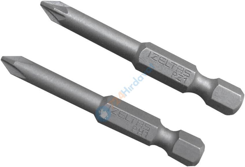 İzeltaş Pz1 x 50 mm Pozidriv Yıldız Uçlu 4825210011 (10'lu Paket)
