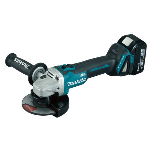Makita DGA504RFE 18V Li 125mm Çift Akülü Avuç Taşlama
