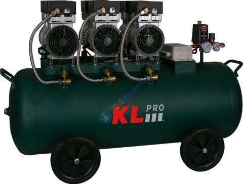 KL PRO KLK103S 100LT 3x1 HP(3x750W) YAĞSIZ SESSİZ HAVA KOMPRESÖRÜ