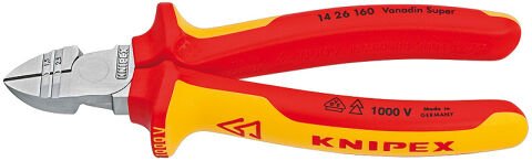 Knipex 14 26 160 VDE Kablo Sıyırıcılı Yan Keski