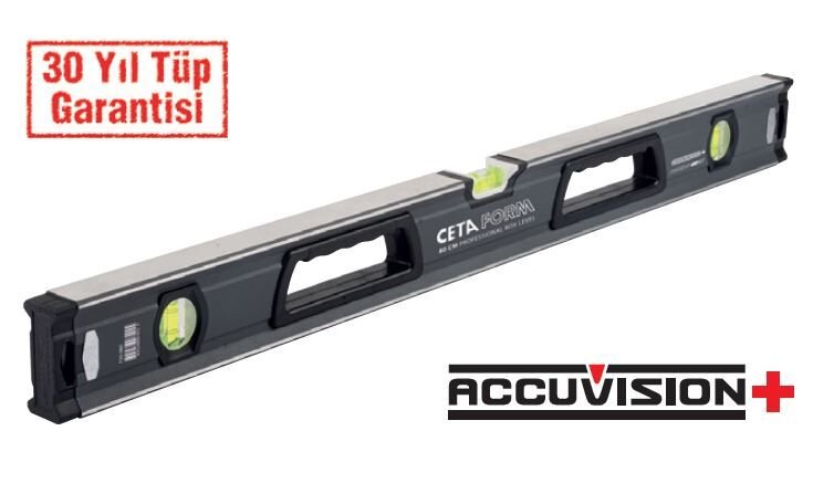 Ceta Form P20-060 Alüminyum Su Terazisi (Tutamaklı - ACCUVISION+) - 60 cm
