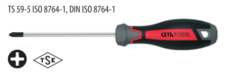 Ceta Form F14-001-125 C-PLUS Yıldız Uçlu Tornavida - PH1 x 125 mm