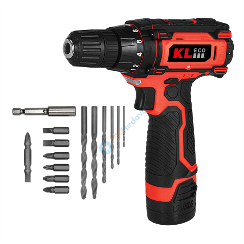 KL ECO KE2213NM 12V 1.3 AH ŞARJLI DARBESİZ MATKAP TEK AKÜ