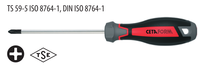 Ceta Form F14-002-200 C-PLUS Yıldız Uçlu Tornavida - PH2 x 200 mm