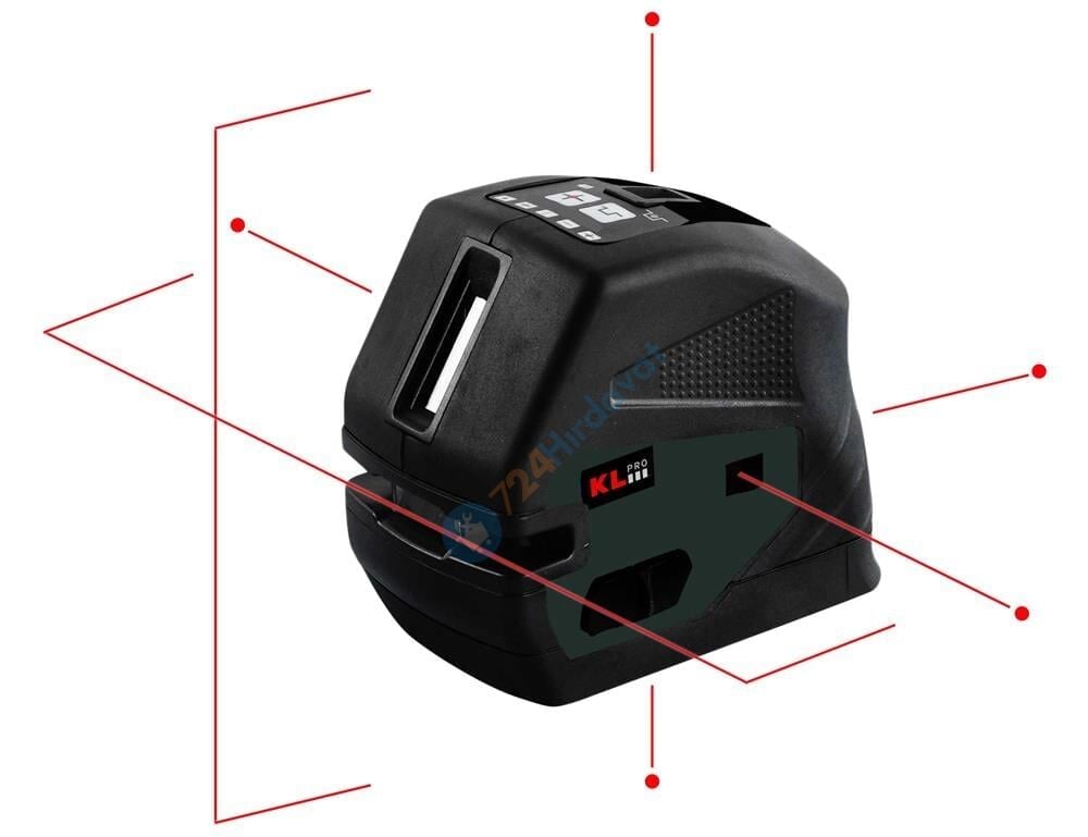KL PRO KLLZR232 2/5 IŞINLI DİKEY/YATAY KIRMIZI LAZER DİSTOMAT