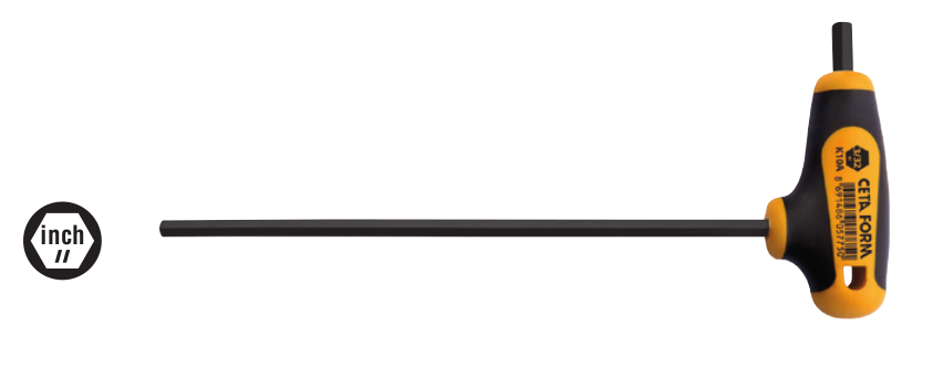 Ceta Form K10A-0108 T Saplı Allen Anahtar - 1/8''