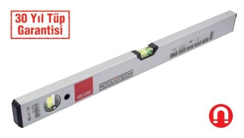Ceta Form P21-120M Alüminyum Su Terazisi/ACCUVISION (Mıknatıslı) - 120 cm
