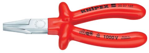 Knipex 20 07 160 VDE Yassı Ağız Kargaburun
