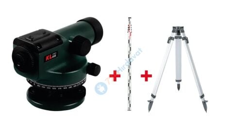 KL PRO KLON3200 32X OPTİK NİVO SET ( 5 METRE MİRA + TRİPOD )