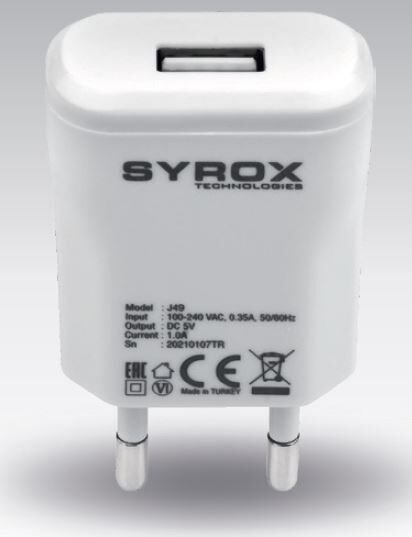 Ceta Form J49 SYROX Şarj Adaptörü - 1.0A