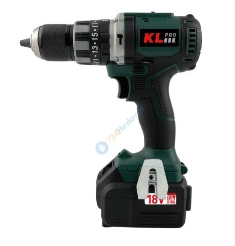 KL PRO KLDM18BH-00 18V ŞARJLI DARBELİ MATKAP KÖMÜRSÜZ - TEK MAKİNA