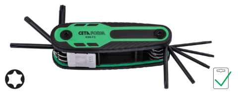 Ceta Form K99-F3 8 Parça Çakı Tipi TORX Anahtar Seti