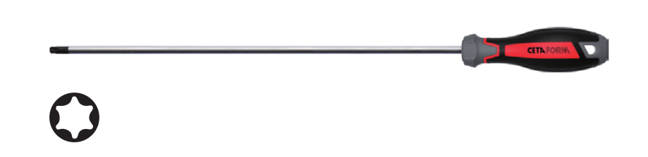 Ceta Form F18-030-300 C-PLUS TORX Uçlu Uzun Tornavida - T30 x 300 mm