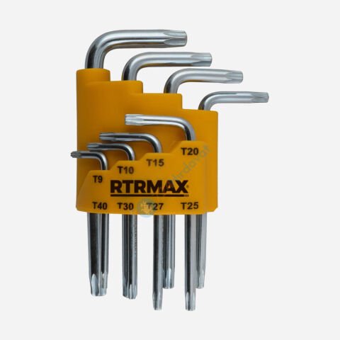 RTRMAX RH03853 Torx Allen Anahtar 8 Li Set Kısa Rtrmax