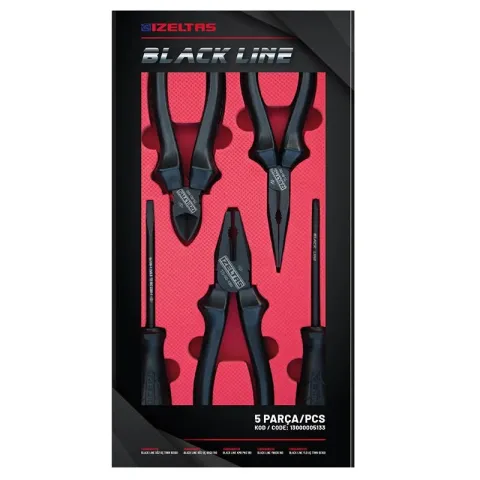 İzeltaş Black Line Set 5 Parça