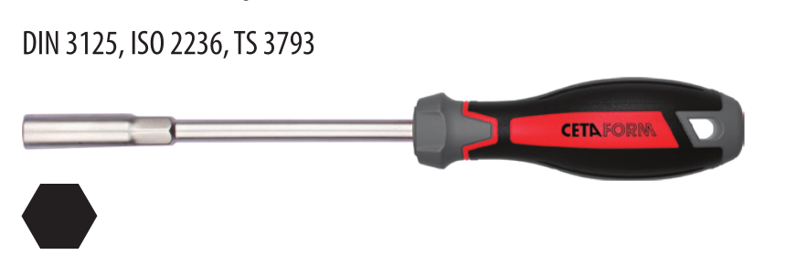 Ceta Form F20-140-125 C-PLUS Lokma Uçlu Tornavida - 14.0  x 125 mm