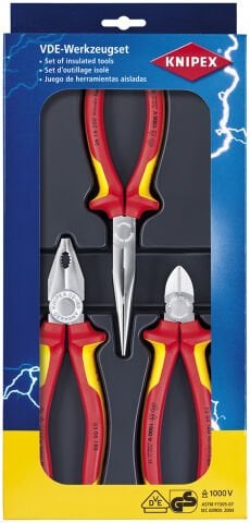 Knipex 00 20 12 3lü Pense Seti