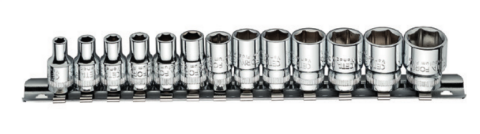Ceta Form C02-RH13 13 Parça 1/4'' 6 Köşe Lokma Anahtar Takımı (Raylı)