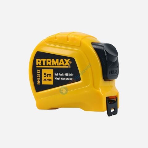 RTRMAX RH12113 Şeri̇t Metre Stoplu 5 Mt 25 Mm Rtrmax