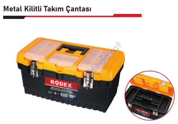 RODEX OTCM013 TAKIM ÇANTASI  METAL KİLİT 13