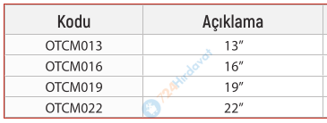 RODEX OTCM013 TAKIM ÇANTASI  METAL KİLİT 13