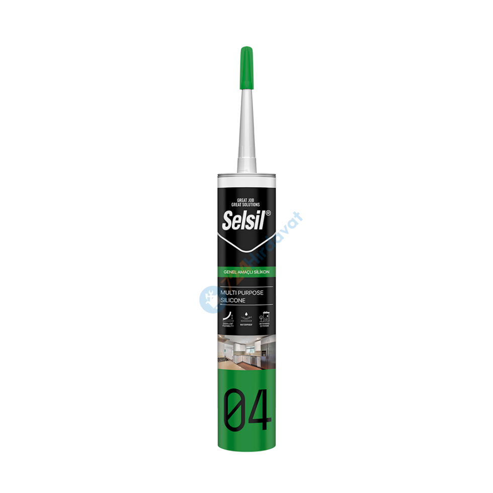 Selsil Genel Amaçlı Silikon 310 ml (Farklı Renk Seçenekleri)