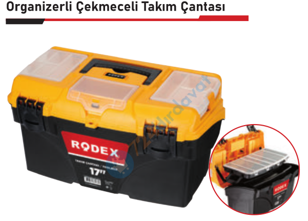 RODEX KLYTEK OTCR017 TAKIM ÇANTASI BL.O-17 RAFLI 17