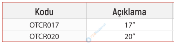 RODEX KLYTEK OTCR020 TAKIM ÇANTASI BL.O-20 RAFLI 20