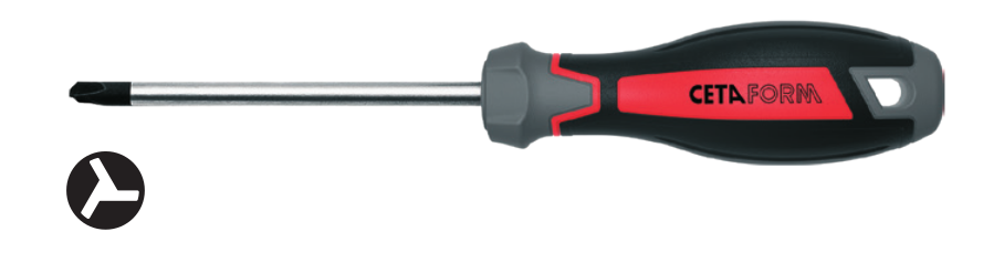 Ceta Form F25-005-100 C-PLUS TRI-WING Uçlu Tornavida - TW5 x 100 mm