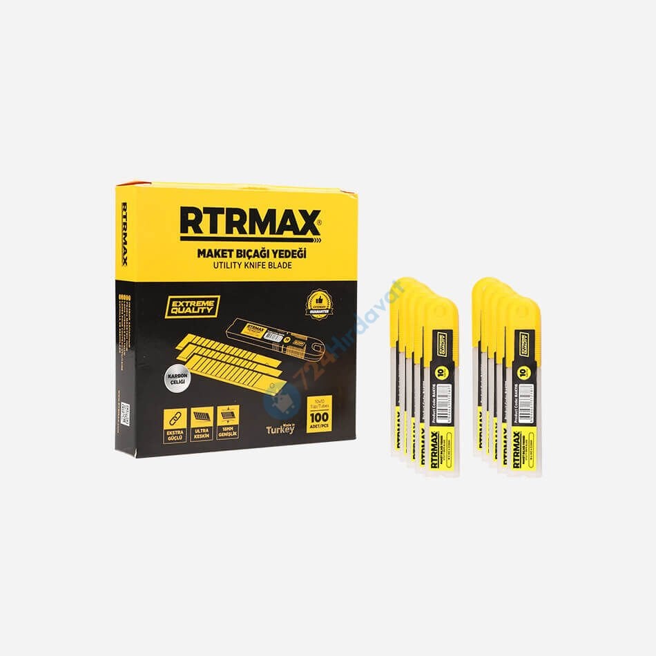 RTRMAX RAK116 Maket Bıçağı Yedeği Geniş (100 Ad) Rtrmax
