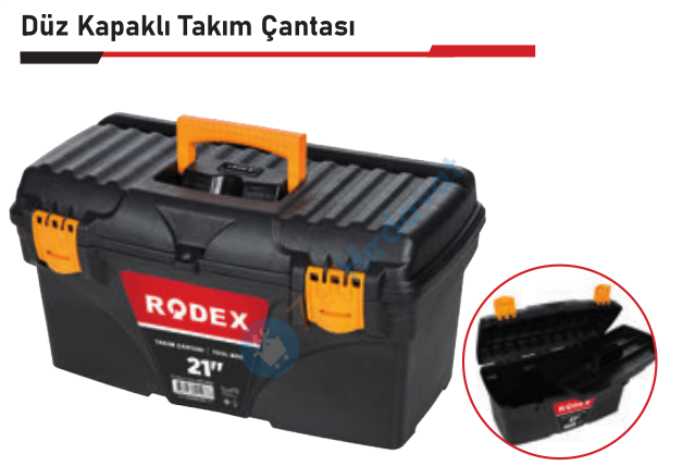 RODEX OTCSR16 16 DÜZ KAPAKLI TAKIM ÇANTASI SİYAH