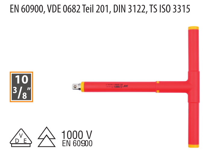 Ceta Form GC11-40 3/8'' 1000V T Kol- 210 mm