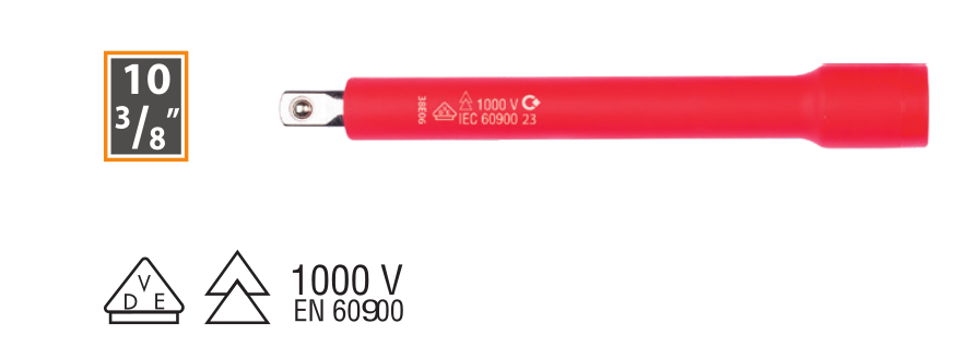 Ceta Form GC11-72 3/8'' 1000V Uzatma Kolu - 90 mm