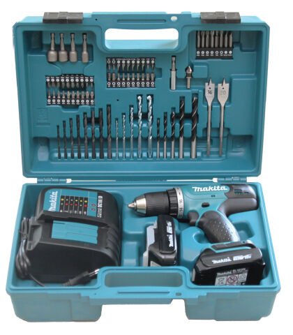 Makita DHP453SYX1 Akülü Darbeli Matkap Vidalama ve Uç Seti