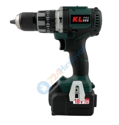 KL PRO KLDM18BH-80 18V 8.0 AH ŞARJLI DARBELİ VİDALAMA/MATKAP KÖMÜRSÜZ