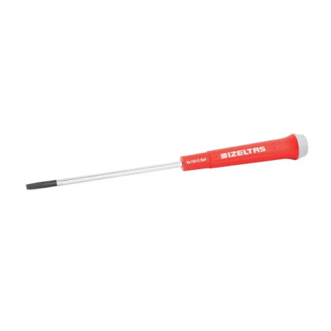 İzeltaş Elektronikçi Tip Klemens Düz Uçlu Tornavida 2.5x60