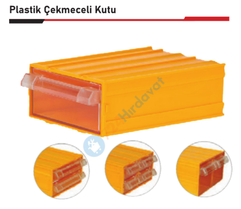 RODEX KLYTEK OTK10 PLASTİK ÇEKMECELİ KUTU K-10